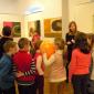 zajęcia dla dzieci na wystawie malarstwa D. Sobocińskiego